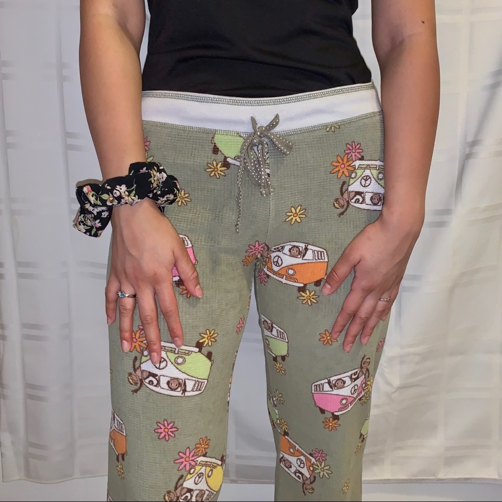 PJ Salvage Pajama Pants Monkeys n’ Flowers